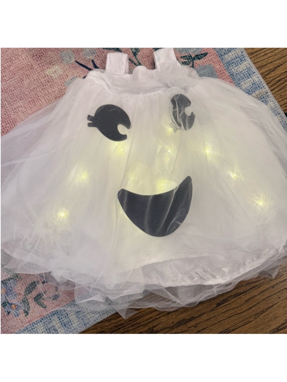 Pottery Barn Kids Light-Up Ghost Tutu Halloween Costume Dress - Picture 2 of 14